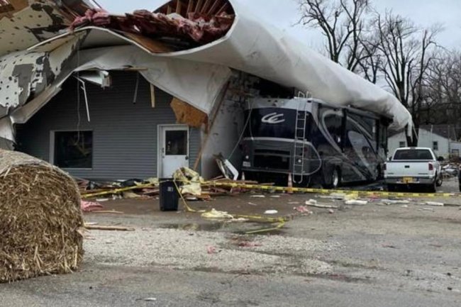Another round of powerful storms hitting Midwest, South