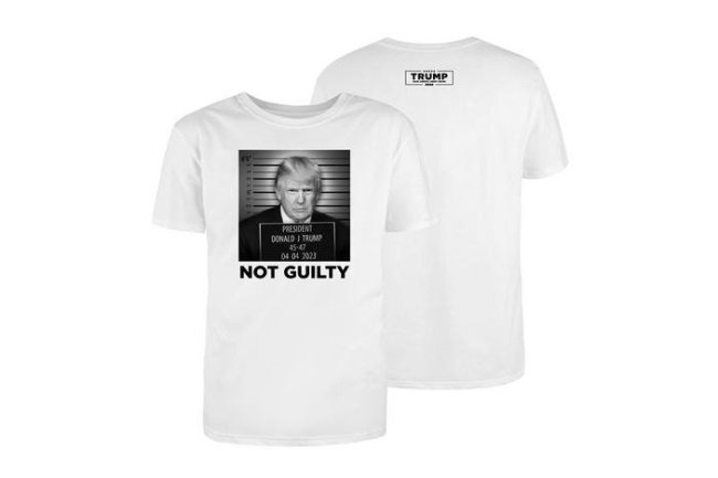 Donald Trump Sells T-Shirts With Fake Mugshot Photo On Campaign Website