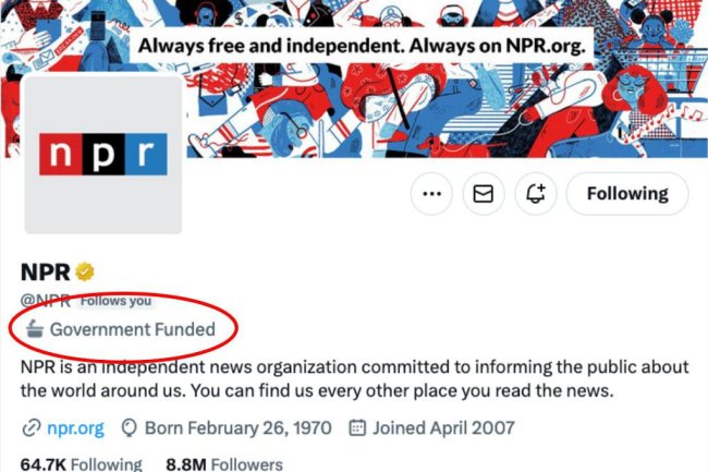 Twitter Changes Label On NPR Account From ‘State-Affiliated’ To ‘Government Funded’