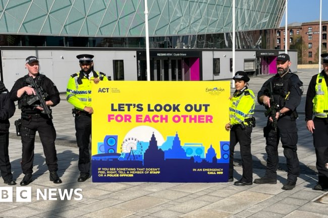 Eurovision 2023: Police urge public to be vigilant