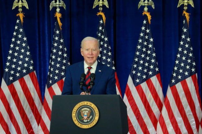Biden's emphasis on "personal freedom" in early campaign takes aim at GOP