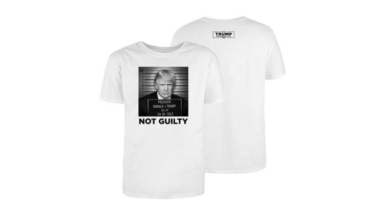 Donald Trump Sells T-Shirts With Fake Mugshot Photo On Campaign Website