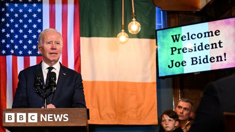 Biden celebrates family ties in pub on Ireland tour