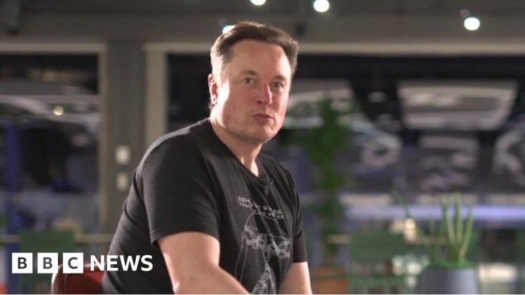 Watch: Elon Musk's unexpected BBC interview... in 90 seconds