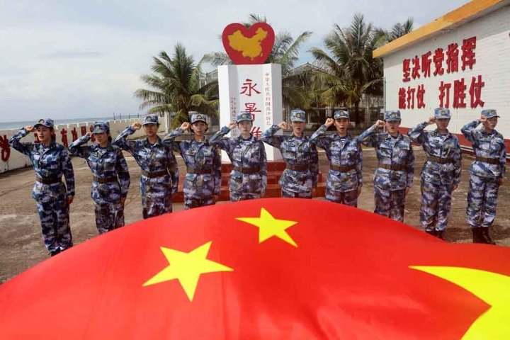 PLA Navy stations women on Nansha Islands for the 1st time