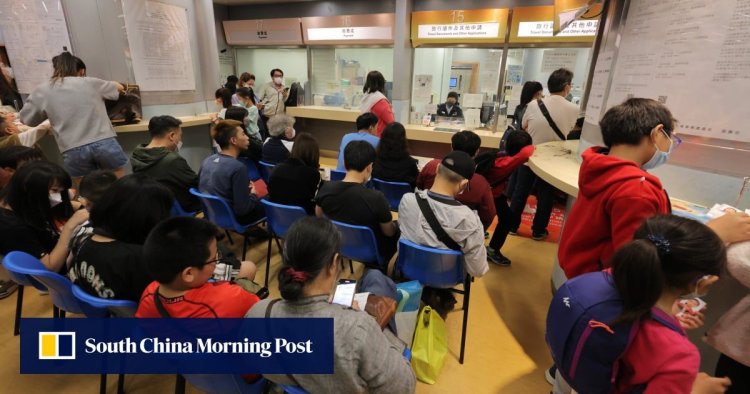 ‘Just queue and wait’: Hong Kong grapples with massive number of applications for passports, mainland China travel permits