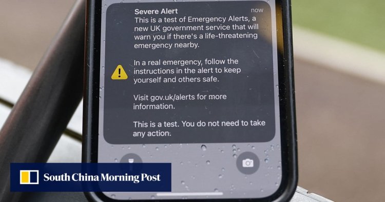 UK says some mobile users did not receive emergency alert test