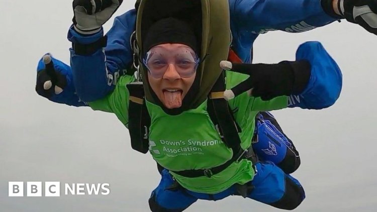 Aitch: Rapper does skydive in honour of sister Gracie