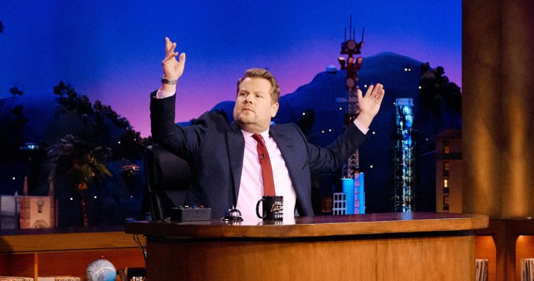 James Corden ends his final "Late Late Show" with message for Americans