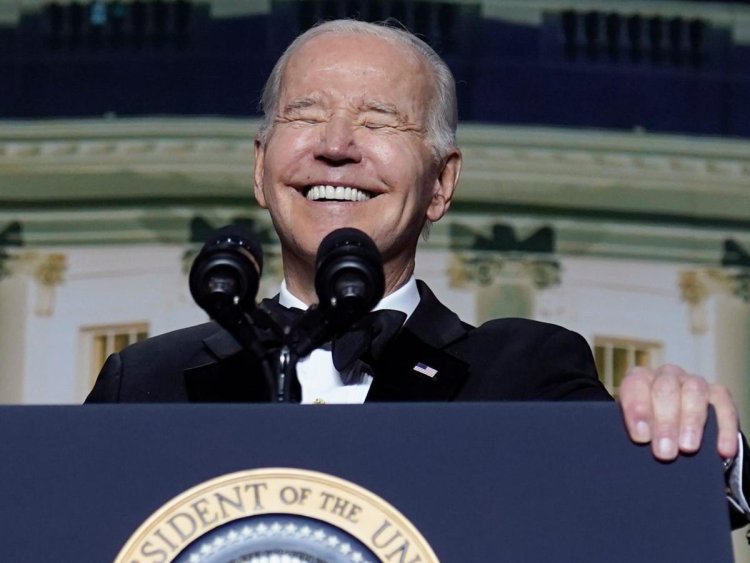President Biden jokes to dinner guests if you're disoriented or confused, you're either 'drunk or Marjorie Taylor Greene'