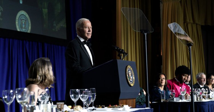 Biden Pokes Fun at Fox, CNN, and Himself at Correspondents’ Dinner