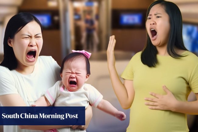‘No big deal to have a child’: high-speed rail row between pregnant woman and young mother over noisy baby prompts calls for ‘quiet carriages’