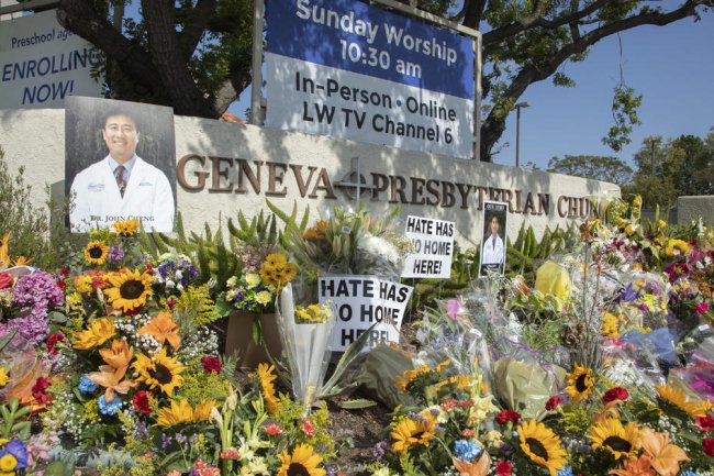 Man indicted on 90 hate crime charges in California church shooting