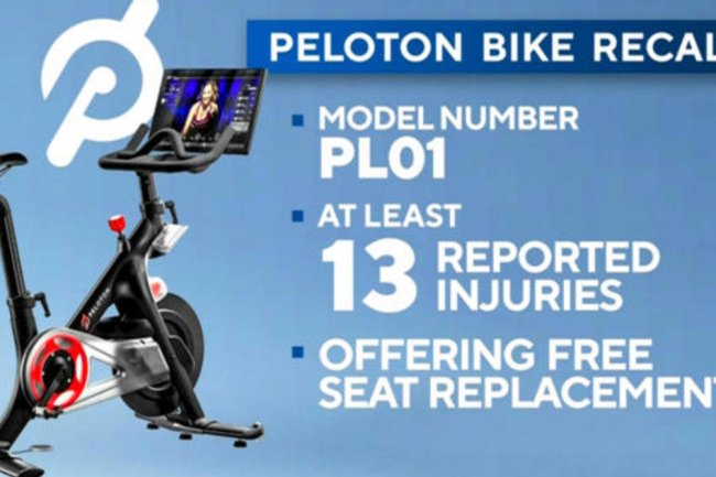 Peloton recalls 2.2 million exercise bikes