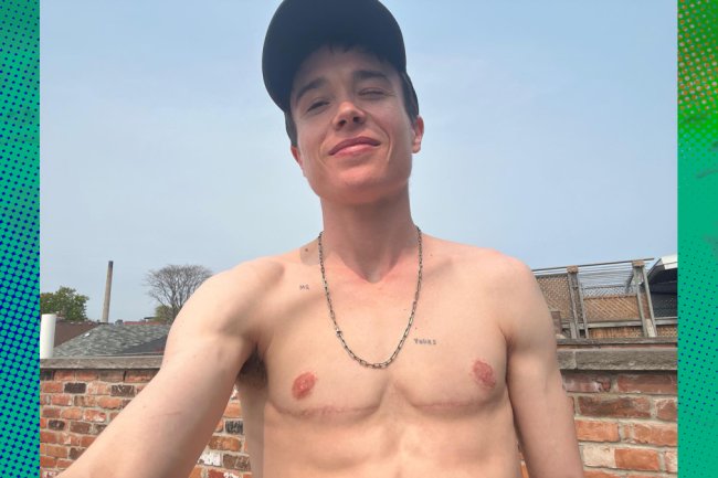 Elliot Page, in shirtless photo, celebrates the 'joy' he feels in his trans body, and the end of 'dysphoria.' Here's what it all means.