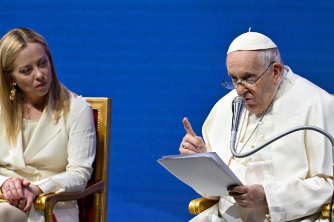 Pope warns of "demographic winter," urges action to boost birth rates