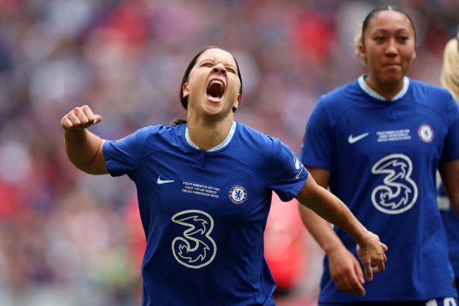 Sam Kerr Strikes As Chelsea Retain Women’s FA Cup Before World Record Crowd