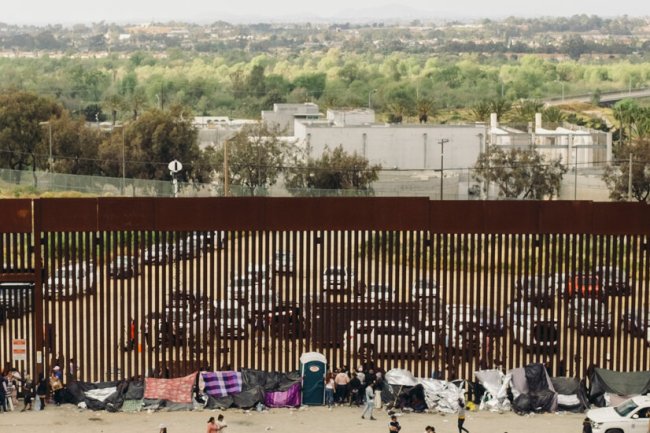 Visiting the Migrant Camp at the San Diego-Tijuana Border