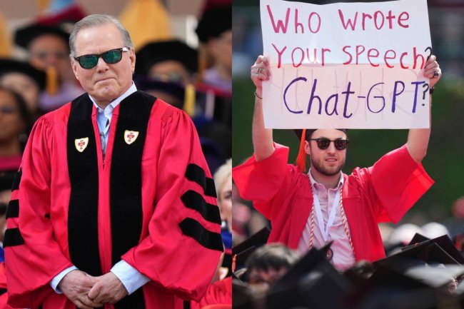Video shows Warner Bros. CEO David Zaslav struggled to speak at Boston University after protestors booed and told him to 'pay your writers'