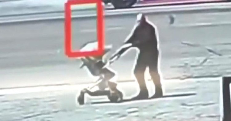 California man stops stroller from rolling into traffic