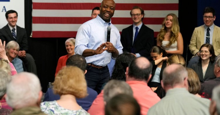 Tim Scott Was Given a Chance to Attack Biden as Too Old. He Didn’t.