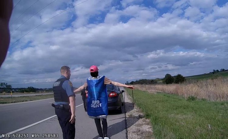 An unusual Kansas DUI traffic stop: ‘Sometimes you see things you can’t believe!’
