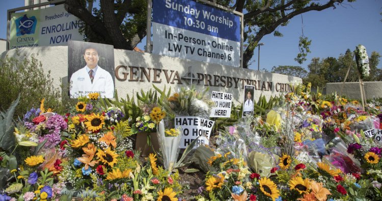 Man indicted on 90 hate crime charges in California church shooting