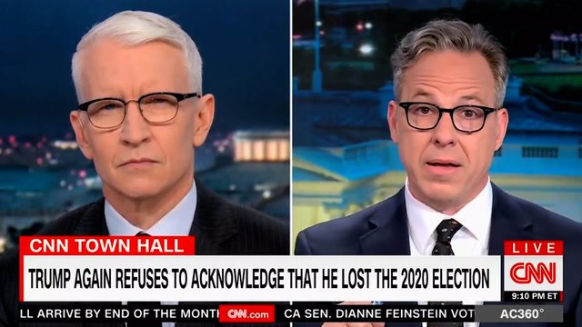 CNN’s anchors lead horrified reaction to Trump town hall