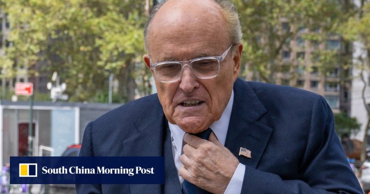 Woman sues Rudy Giuliani, saying he coerced her into sex and owes her US$2 million in wages