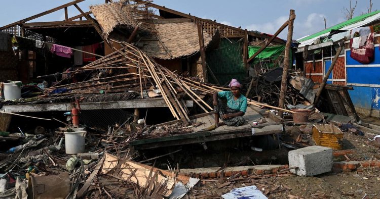 Myanmar's junta accused of blocking aid to Rohingyas after cyclone