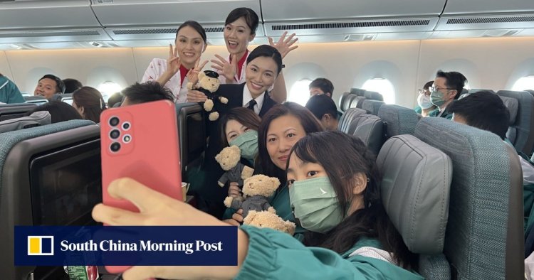 ‘Like a dream come true’: Hong Kong students from poor families given lift with free flight, mentorship programme