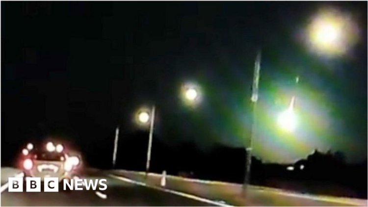 Watch: Green flash as meteor blazes across sky in Australia