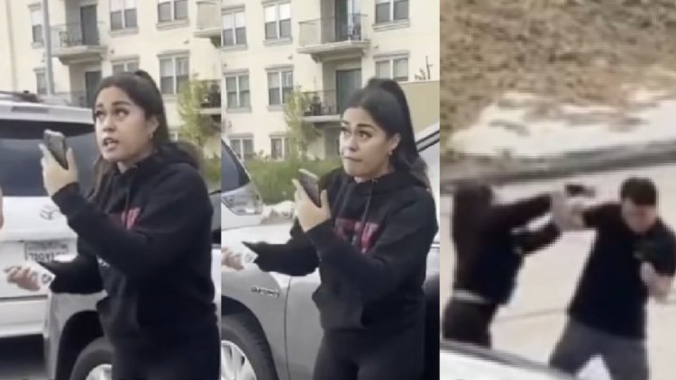 'Are you from America?': Viral video shows woman attacking group of Asians following LA car collision
