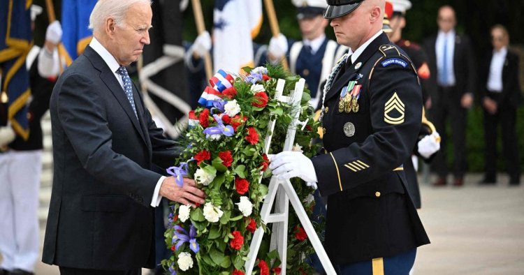 Biden honors troops' sacrifice on Memorial Day