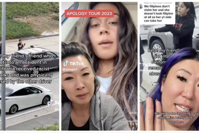 TikTok reacts to news that racist woman who attacked Asian family during road rage incident in California is actually part Asian herself