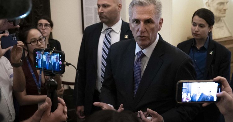 McCarthy dismisses threats to oust him as speaker over debt ceiling deal