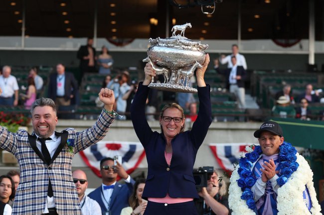 Jena Antonucci becomes first female trainer to win Belmont Stakes