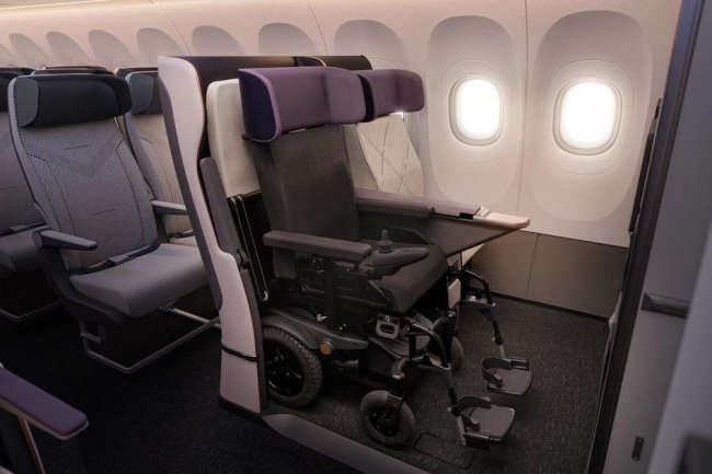 See the unique seat that will make airplanes more wheelchair accessible