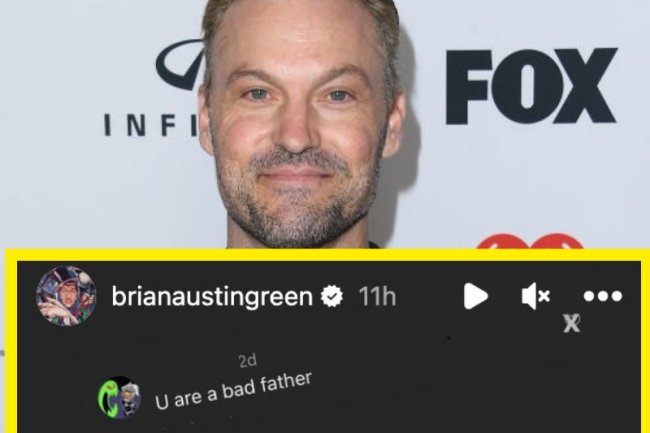 Brian Austin Green Responded To A Commenter Who Called Him A "Bad Father," And He Handled The Situation Perfectly