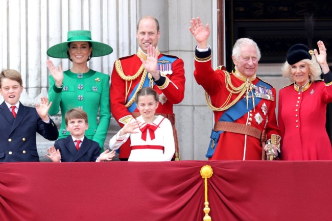 King Charles III Joined by Royal Family During First Trooping the Colour Ceremony in His Honor