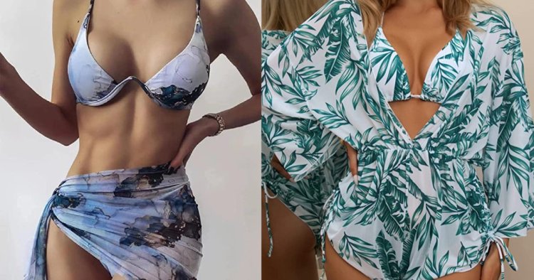 17 Seriously Affordable 3-Piece Bathing Suit Sets on Amazon