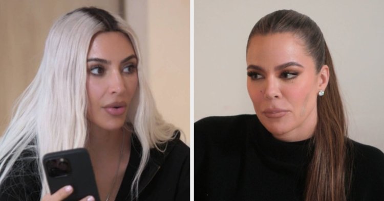 Kim Kardashian Is Being Dragged For Singling Khloé Out When She Addressed The Backlash Over The KarJenners Giving Nothing In Their Show
