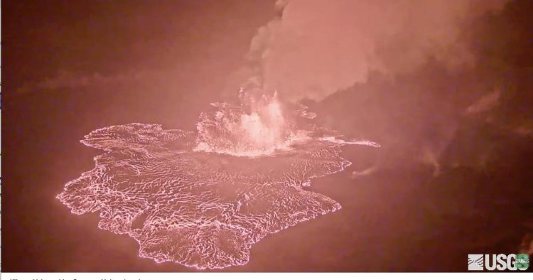 Kilauea volcano erupts in Hawaii