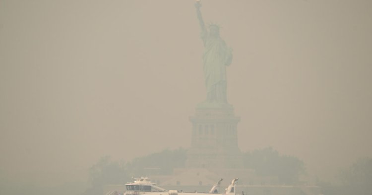 Wildfire smokes pushes NYC to second-worst air quality worldwide