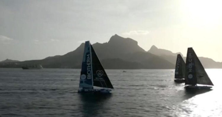 Boats in a global sailing competition collect climate data