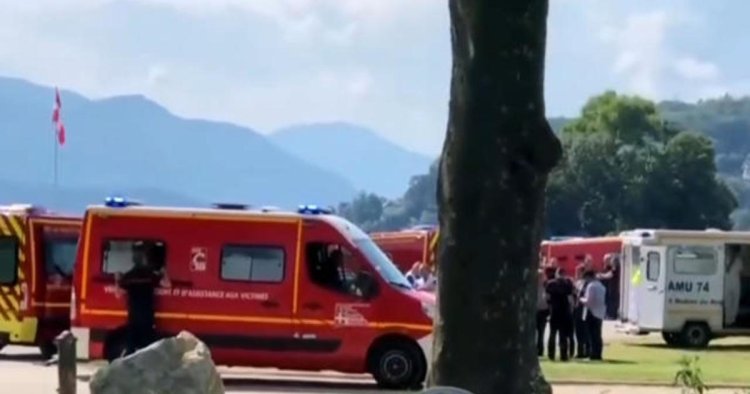 Playground knife attack in French Alps critically wounds 4 children