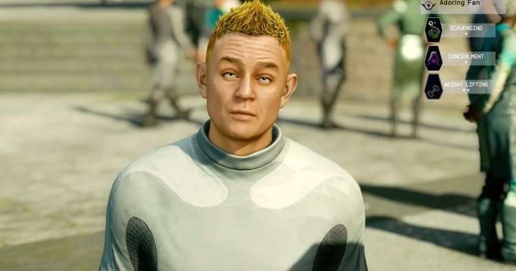 Oblivion's Adoring Fan and his chronically bad hairstyle are in Starfield