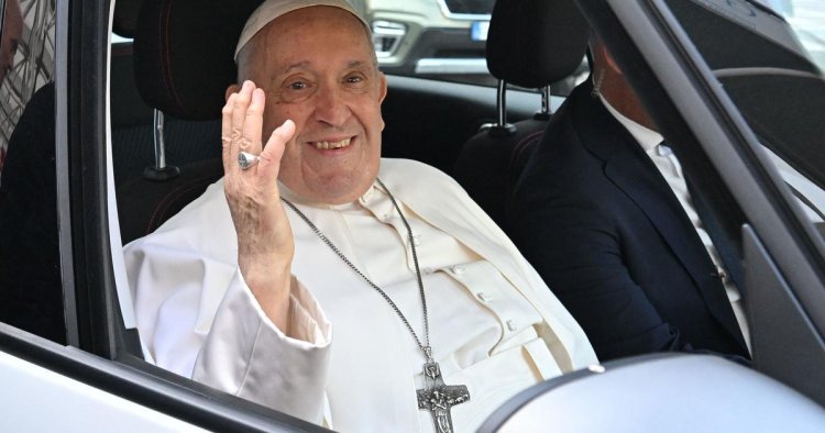 Pope Francis out of hospital 9 days after abdominal surgery