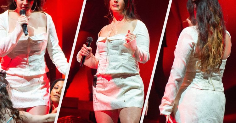 Lana Del Rey Delivered A Truly Chaotic Set At Glastonbury That Ended With Her Getting Escorted Offstage