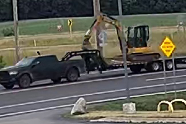 Police investigating theft of mini-excavator from Marshall area construction site